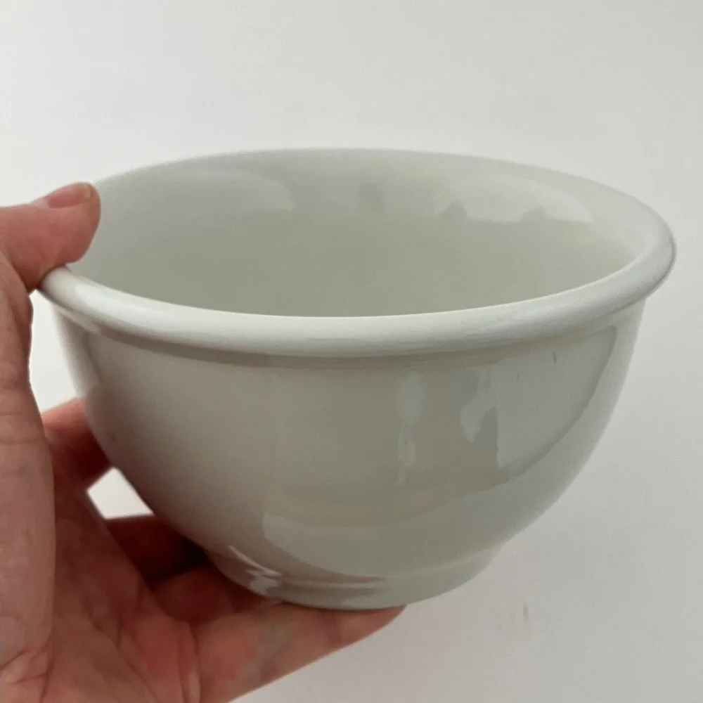 Vintage Williams Sonoma white stoneware ceramic small mixing serving bowl